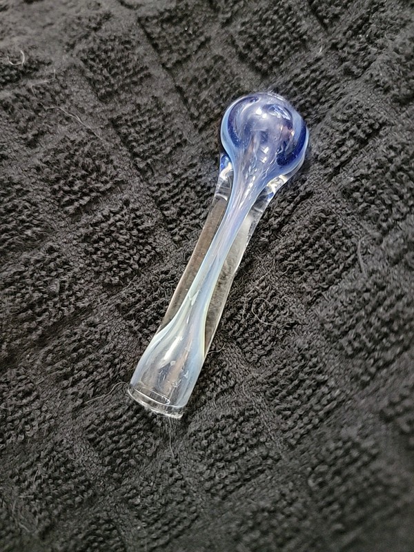 GLASS CHILLUM PIPE TOBACCO SMOKING 