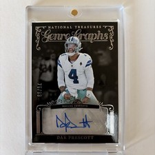 DAK Prescott - 2025 National Treasures Genre Graphs Auto 75/99