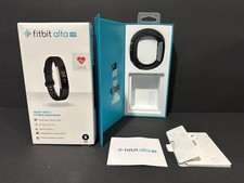 Fitbit Alta HR FB408SBKS Fitness Sleep Tracker Wristband Black Small in Box 