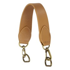 13" PU Leather Purse Strap, 1.18" Wide Handbag Strap with Swivel Clasp, Yellow