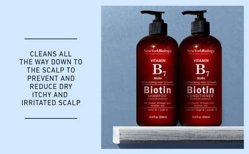 New York Biology Biotin Shampoo and Conditioner Set for Hair Growth and Thinn... - Picture 5 of 6