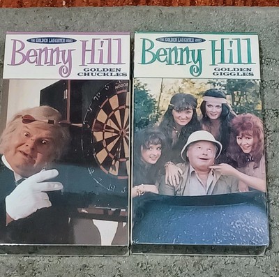 Benny Hill's Golden Chuckles & Golden Giggles VHS Tapes Still