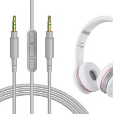 Geekria Audio Cable with Mic for Beats Studio Pro, Studio3, Studio2 4 ft 