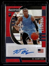 RJ Hampton Basketball Panini #PA-RJ Prospect Autographs Red AUSN