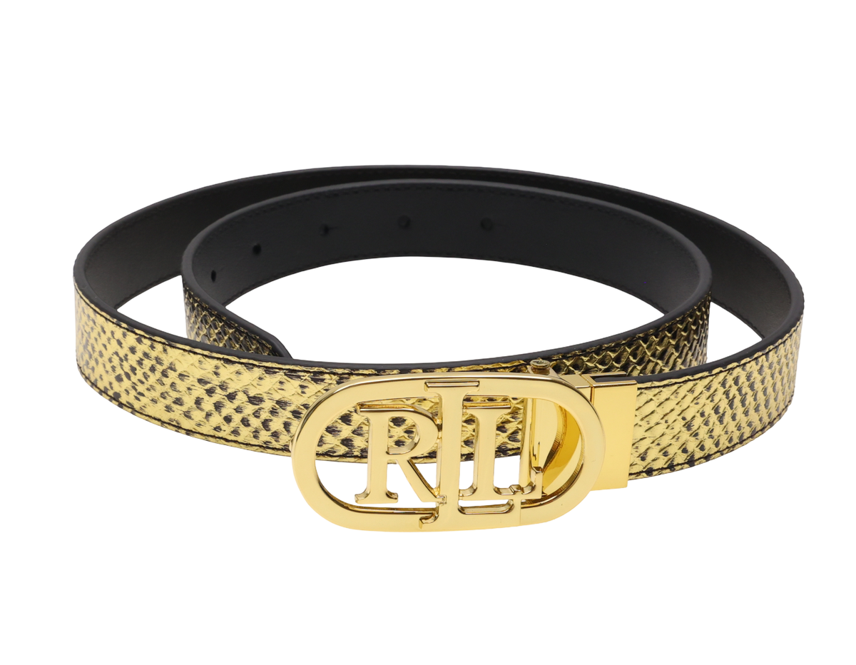 Lauren Ralph Lauren Women\'s Reversible Leather Belt Ralph Lauren Reversible Leather Dress Belt - Black & Brown  main image 3