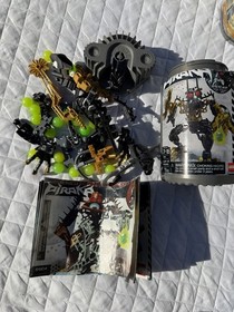 LOT Set 15 Lego Bionicle Figures W/original Cannisters & Instructions. As Is.