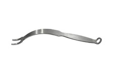 Set of 3 PCL Retractor, 10”, Curved, Double Prong, 12 mm Spread, 5 mm