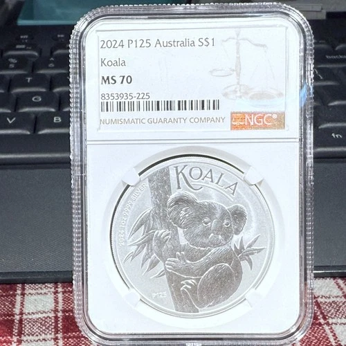 2024 Australia King Charles Rev. Proof Koala $1 Silver Coin NGC MS70 P125 SP5837