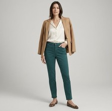 NWT Chico's So Slimming Slim Leg Ankle Pants Jasper Green Size 10T 1.5T 99