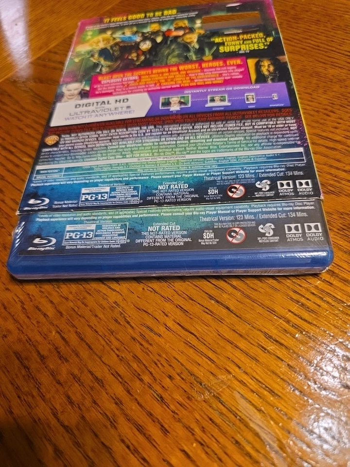 Suicide Squad Extended Cut Blu Ray DVD Digital HD - Image 3 of 4