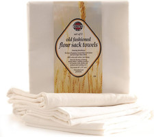 , White Flour Sack Towels Large
