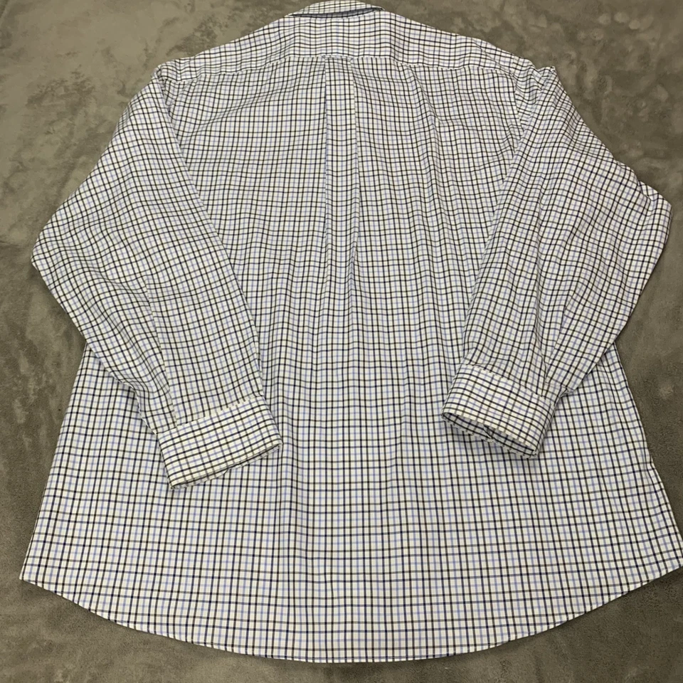 Kirkland Shirt Mens XL Extra Large Button Up Plaid Non Iron Long Sleeve - Image 2 of 4