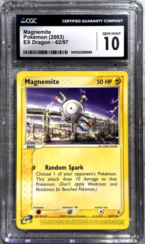 Magnemite graded CGC 10 for sale on eBay