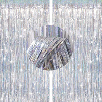 Glitzer Lametta Vorhang Silber, Metallic LamettavorhäNgen, 2 StüCk Glitzernde La