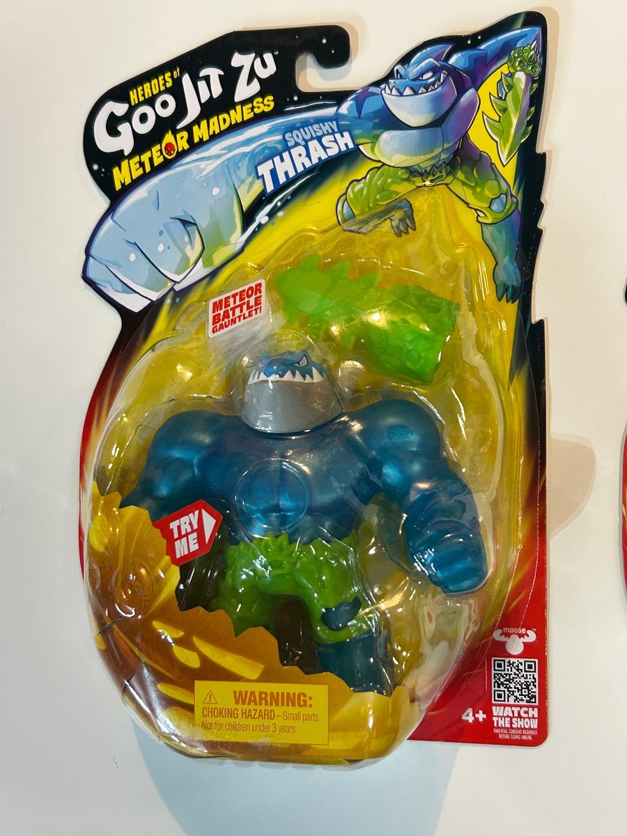 Lot of 3: 2025 Heroes of Goo Jit Zu Meteor Madness Rock Jaw Thrash