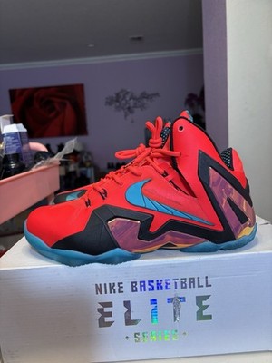 Size 13 - Nike LeBron 11 Elite Hero Pack ICY SOLES  MAD CLEAN