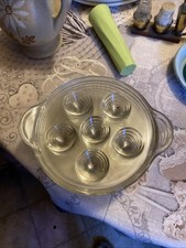 Lot 6 Assiettes A Escargots Pyrex 