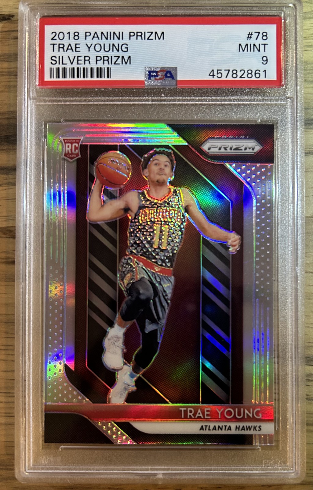 2018-19 Panini Prizm - Trae Young #78 Silver Prizm (RC)
