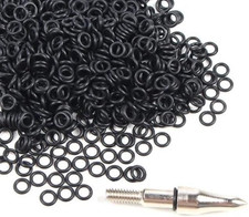 130 x O-Ring f&uuml;r Pfeilspitze Bogenschie&szlig;en Ersatz O Gummiringe Dichtung Pfeilspi