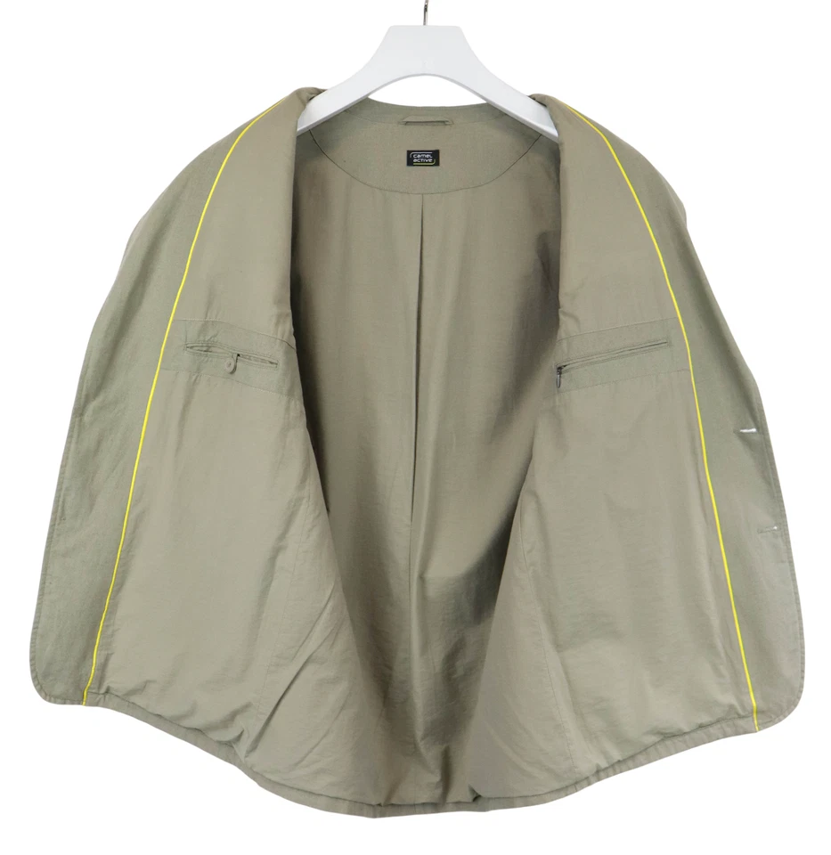 CAMEL ACTIVE Blazer Men's (UK) 54 Linen Blend Single Breasted Lined Pockets - Image 4 of 4