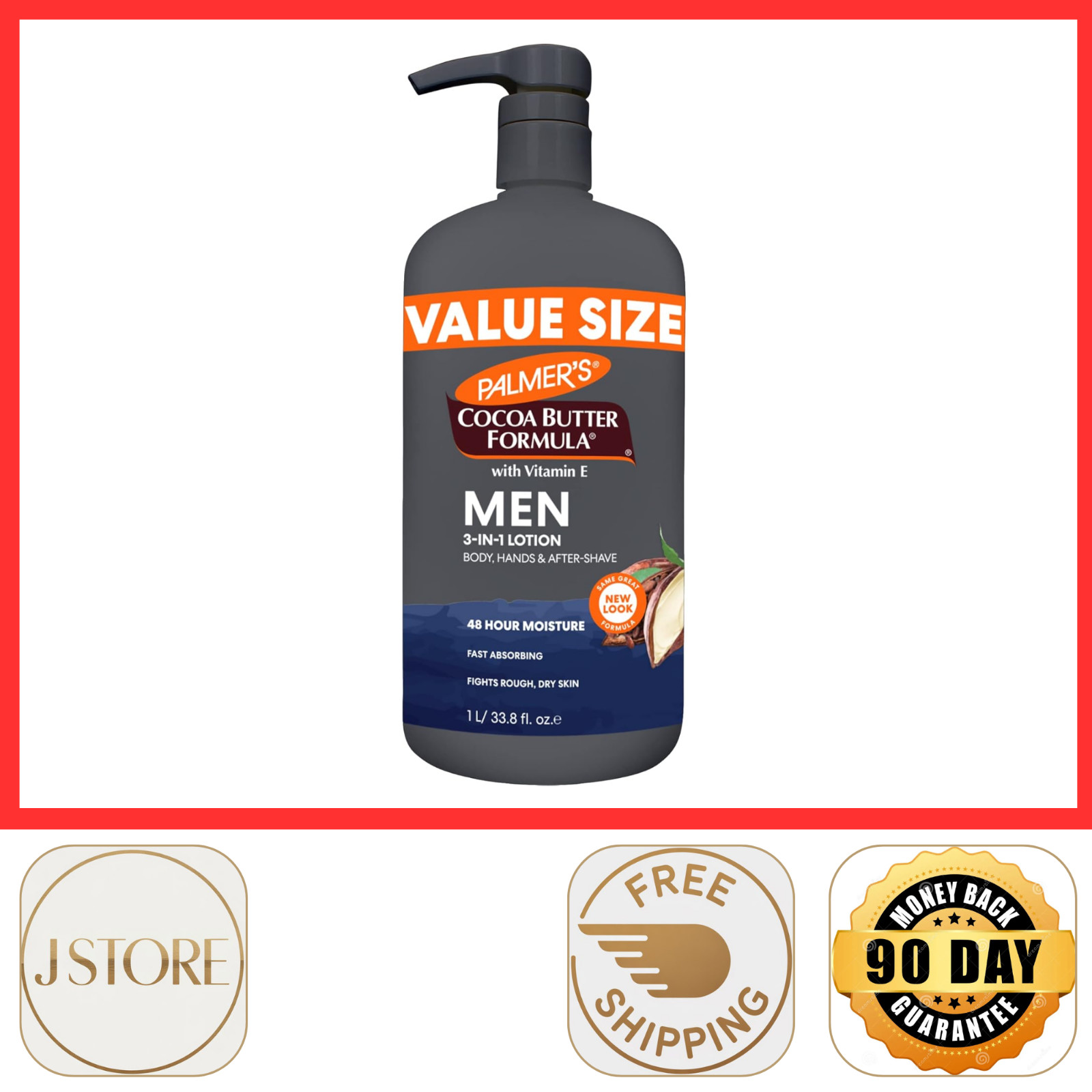 Palmer's Shea Formula Raw Shea Hand and Body Lotion, 33.8 Ounces