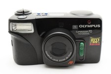 Olympus Superzoom 70 Panorama Point Shoot Film Camera Tested Working