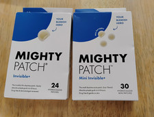 2 PACK  Hero Cosmetics Mighty Patch Invisible  Acne Patches - 24ct  30ct