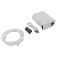Fish Tank Oxygen Pump USB Air Aerator Rechargeable with Hose and Air Stone