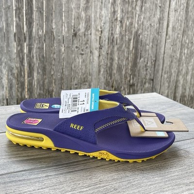Reef Fanning Sandals Pregame Flip Flop Men 12 Purple Bottle