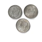 1889 P Morgan Silver Dollar Lot Of 3 90% Silver Content 2.32 Troy Oz SW