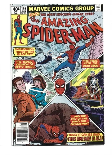 Amazing Spider-man #195, VF- 7.5, 2nd Appearance Black Cat