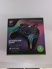 PDP Afterglow Wave LED Black Controller 049-024 for Xbox Series X|S & One