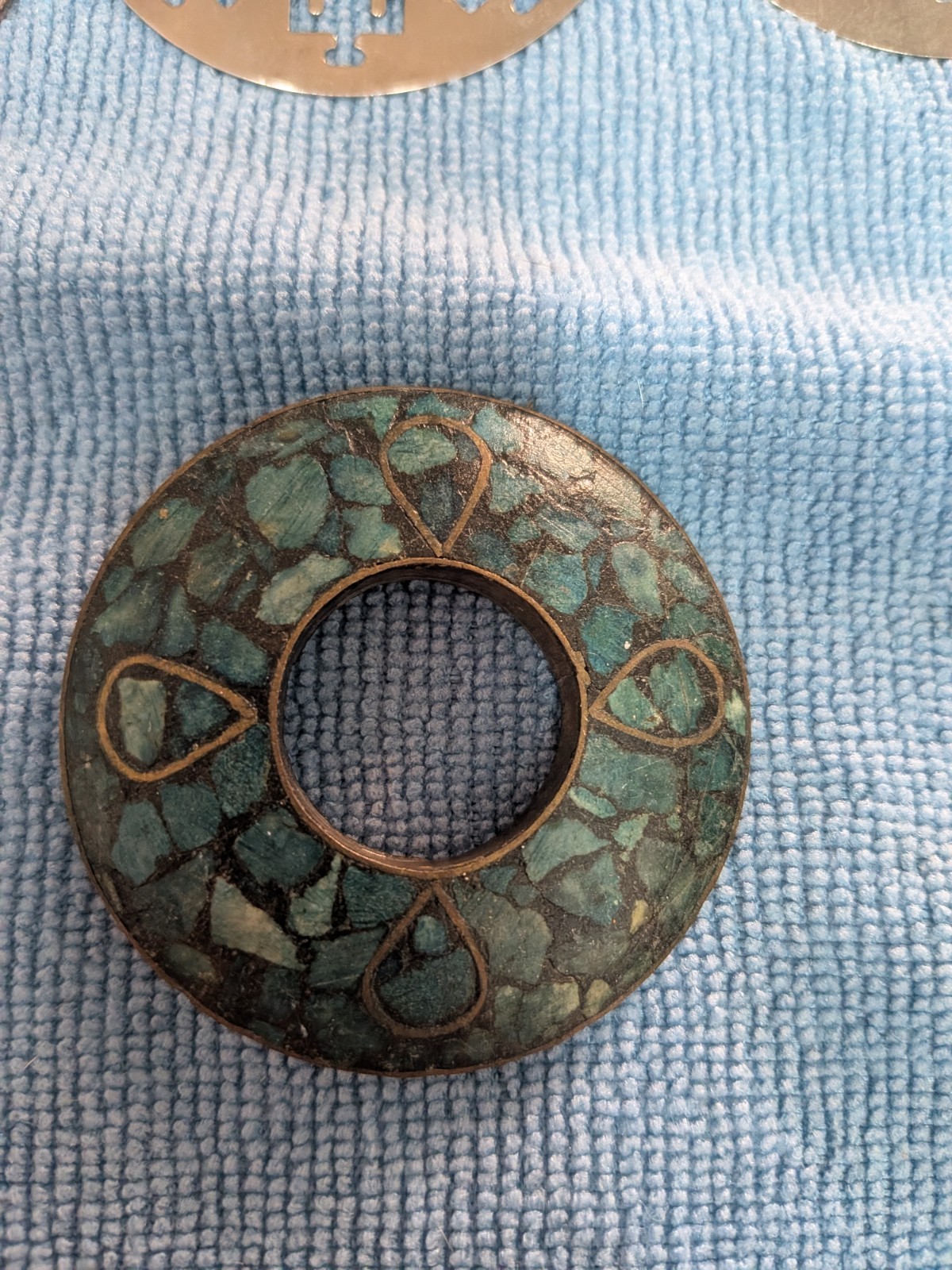 Native American Style Silver Tone earrings and tu… - image 2