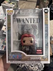 Funko Pop! One Piece Shanks WANTED Poster #1401 Limited Edition W/ Protector
