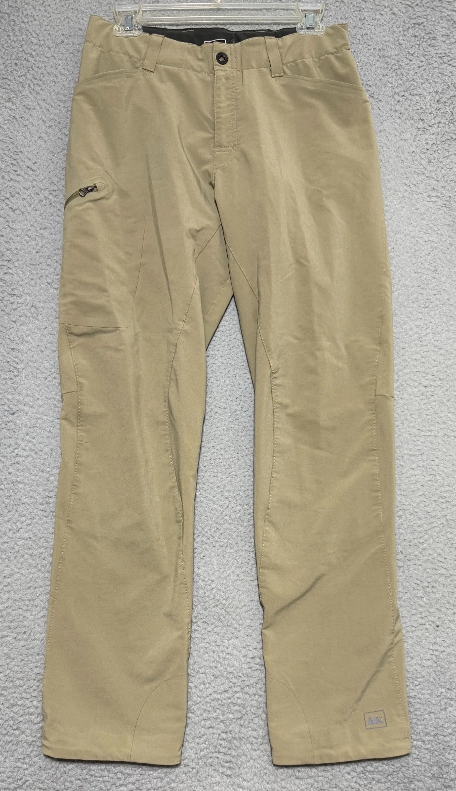 REI Endeavor Hiking Cargo Pants Mens Small UPF Quick Dry Cinch Ankle Outdoor