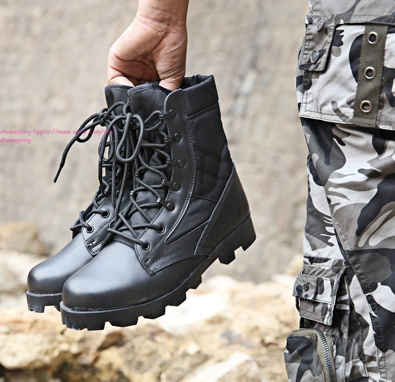 Men's Military Jungle Combat Boots Motorcycle Tactical Boots Hiking Army Shoes
Opens in a new window