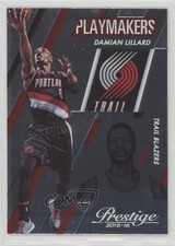2015-16 Panini Prestige Playmakers Damian Lillard #7 7zf