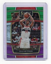 2021-22 Panini Select #65 Isaiah Todd Green White Purple Prizms