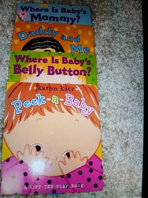 Little Simon Lift-the-Flap Board Books Set Karen Katz Babies Where Is Baby's Be