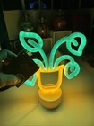 * NEON LIGHT POTTED PLANT * 10 Inches Tall — photo 2