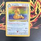 Pokémon Dragonite 4/62 Fossil Holo Rare 100HP Pokémon TCG Vintage Card Stock