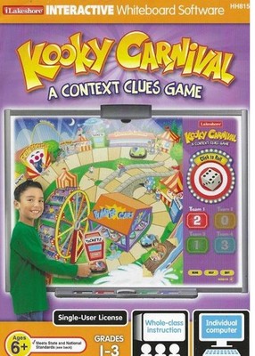LAKESHORE INTERACTIVE WHITEBOARD SOFTWARE - Kooky Carnival - PC CD-ROM