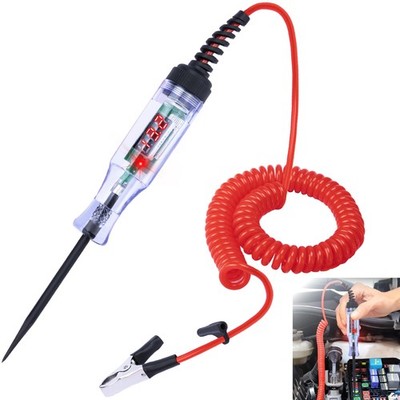 Automotive Circuit Tester 590V DC Voltmeter Digital LED Fuse Tester Extended Co
