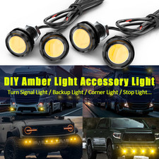 Universal Yellow Eagle Eye Led Fog Drl Daytime Running Light For Car Motorcycle Universal Yellow Eagle Eye Led Fog Drl Daytime Running Light For Car Motorcycle