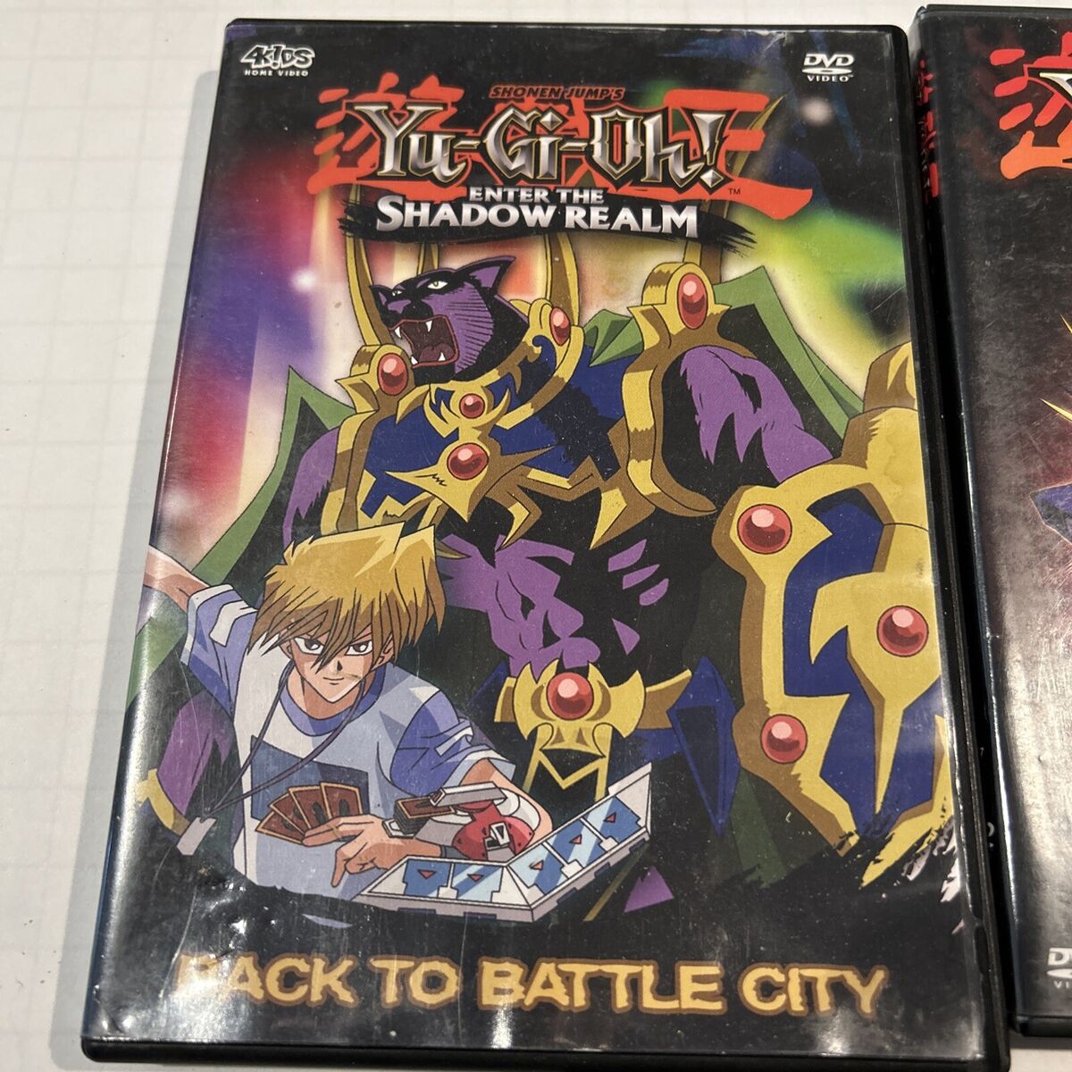 Yu-Gi-Oh 3 DVD lot YuGiOh The Movie Back to Battle City Tested