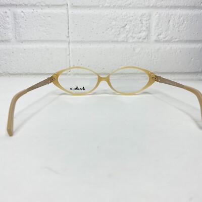 Anna‎ Greco Tan Full Rim Italian Designer NWOT Eyeglasses Womens H2645 Anna Greco Tan Full Rim Italian Designer NWOT Eyeglasses  main image 4