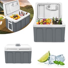 48L Kühlbox Mini-Kühlschrank Thermoelektrische Warmhaltebox Thermobox mit Rädern