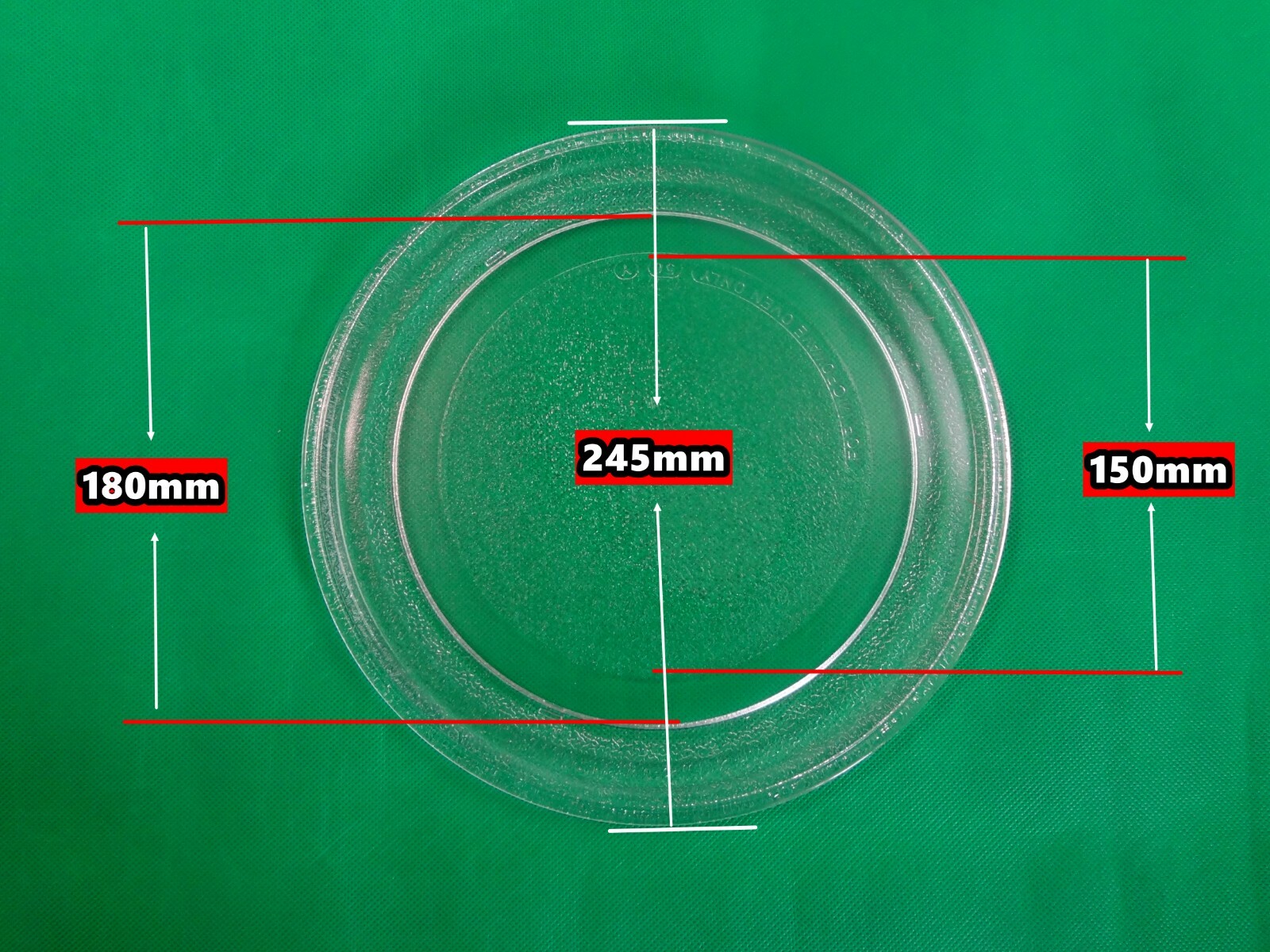 LG Microwave Oven Glass Turntable Plate Platter 245mm (Suits Many Brands) (W8) eBay