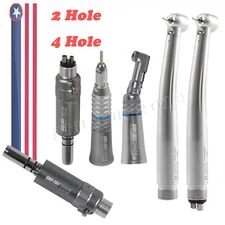 NSK Style Dental E-Generator LED High Speed/Low Speed Handpiece Kit 4Hole/2Hole