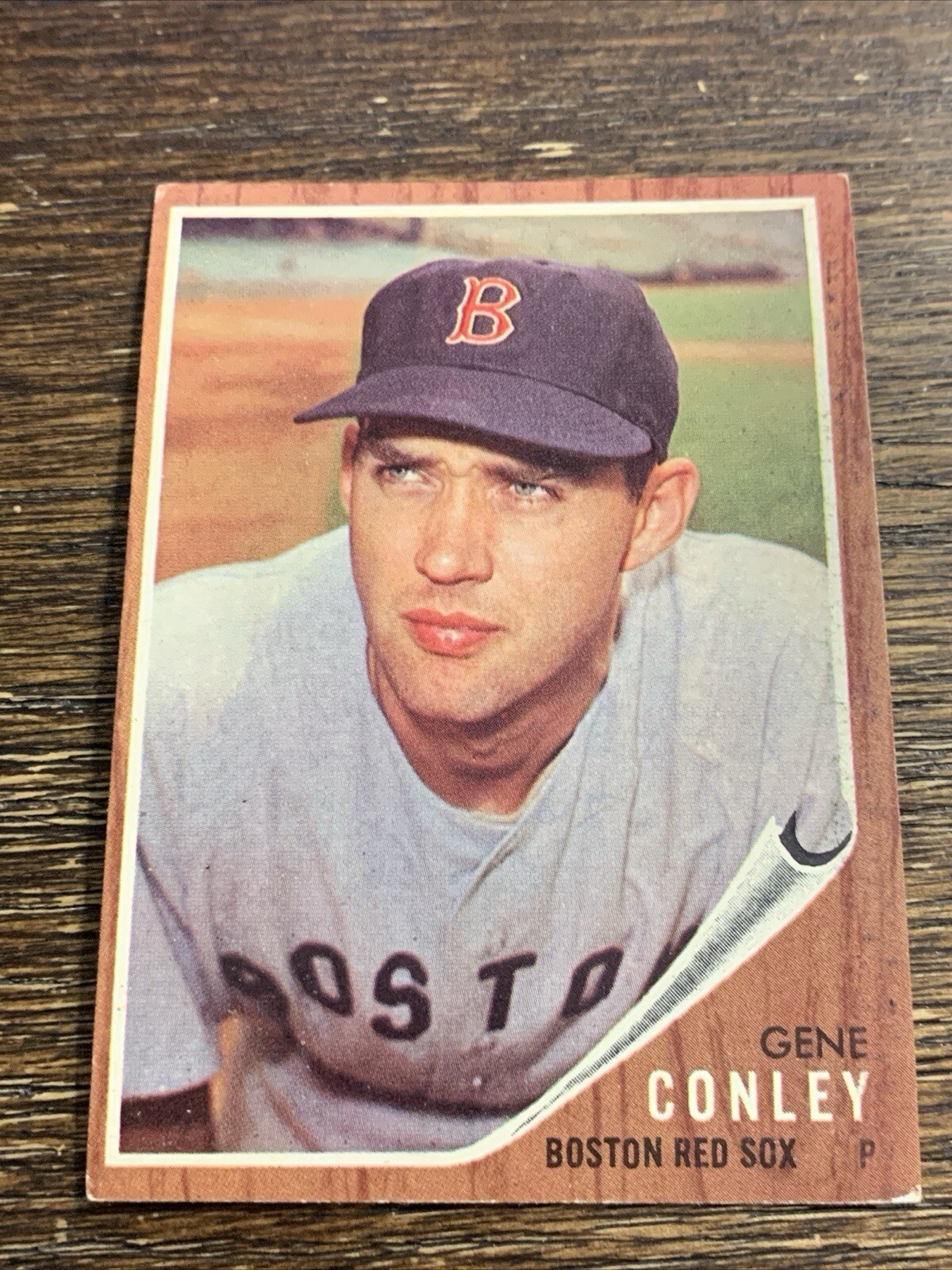 1962 TOPPS GENE CONLEY #187 RED SOX EX-MT OR BETTER